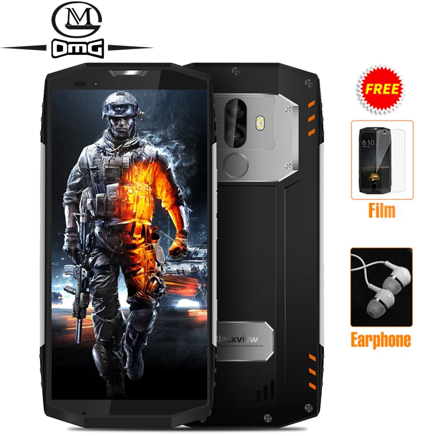 

BLACKVIEW BV9000 PRO NFC OTG 6GB RAM 128GB ROM IP68 shockproof mobile phone 5.7" Android 7.1 P25 Octa Core Unlock 4G Smartphone