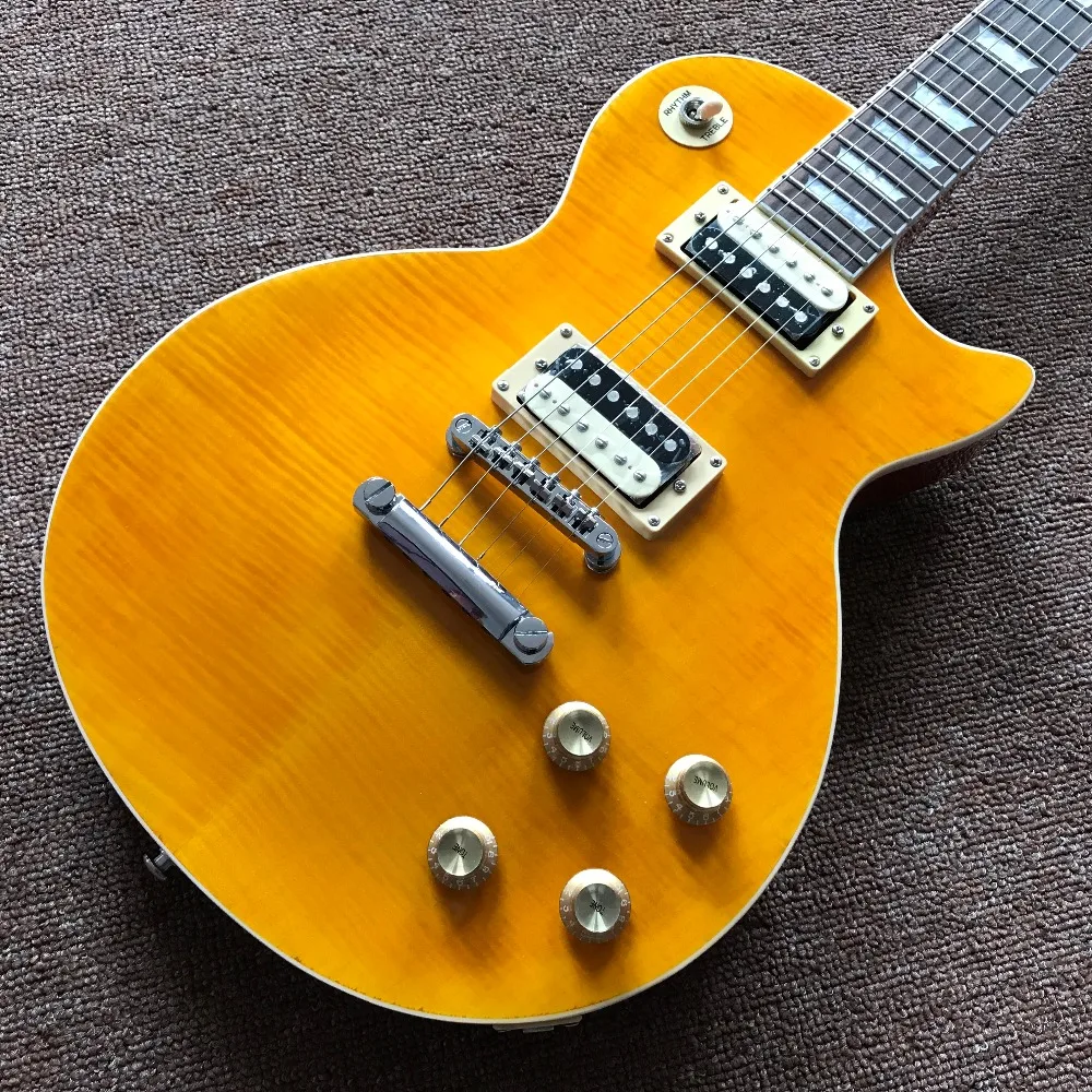 New Arrival Sla  guitar Chinese guitar factory electric guitar yellow Sla Appetite, hot selling high quality guitarra