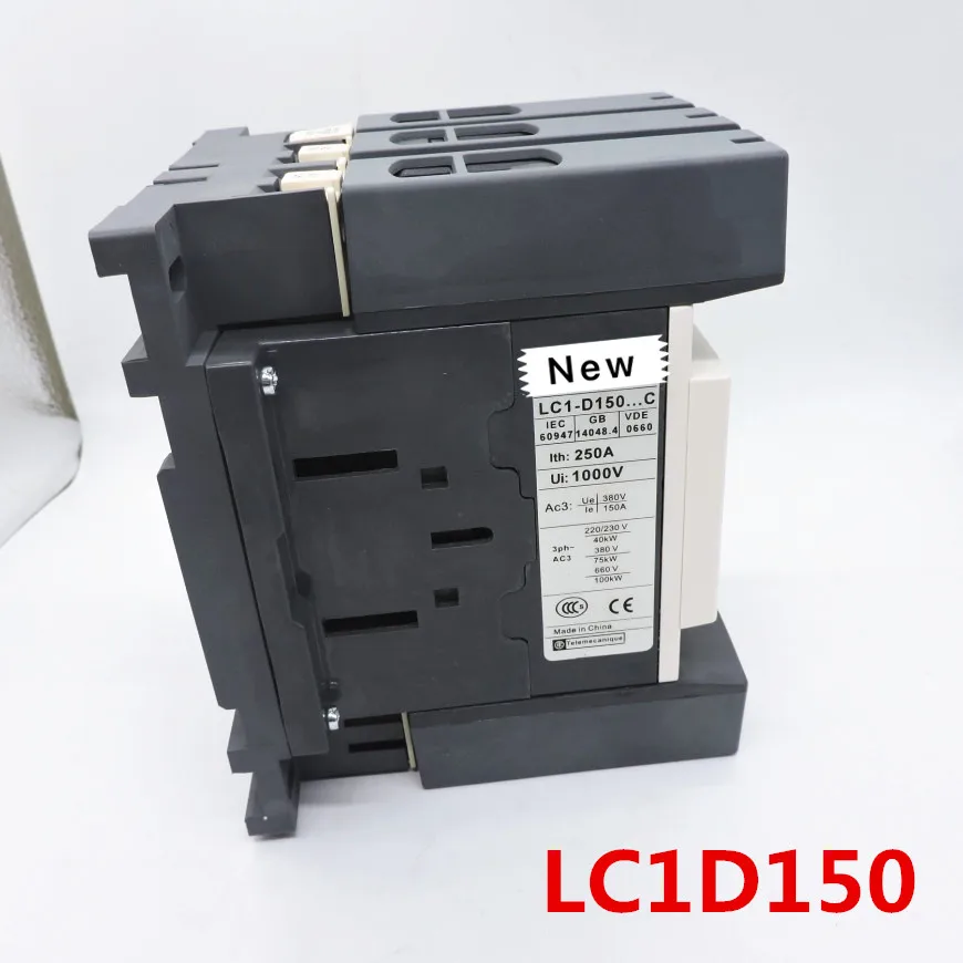 

100% Originla New 2 years warranty LC1D150 AC contactor LC1D15000F7C LC1D15000M7C LC1D15000Q7C full silver contact 150A