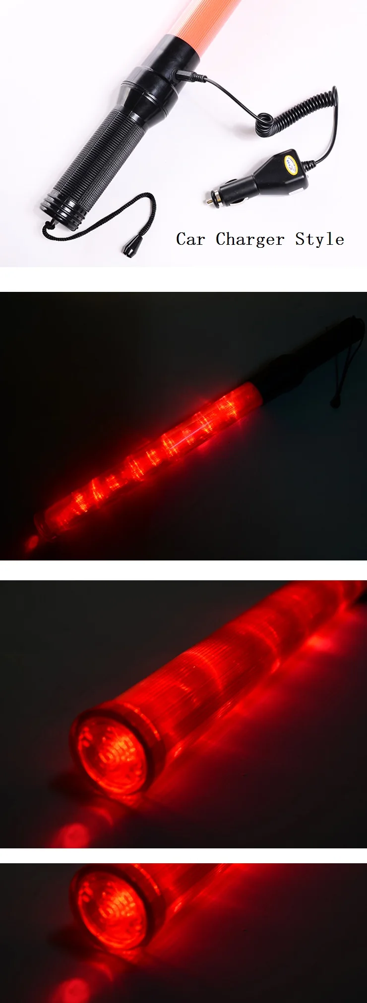 54 см Перезаряжаемые светодиодный управления огнем флуоресцентный стержень светодиодный ГИБДД безопасности команда Батон эвакуации