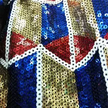 Африканский тюль с пайетками кружевная ткань Африканская французская кружевная ткань с пайетками высокое качество французское кружево с пайетками ткань синий золотой красный