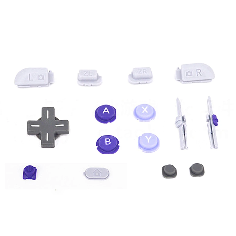 Replacement Part Full Set Buttons Keys (Cross, ABXY, L R, Home Buttons