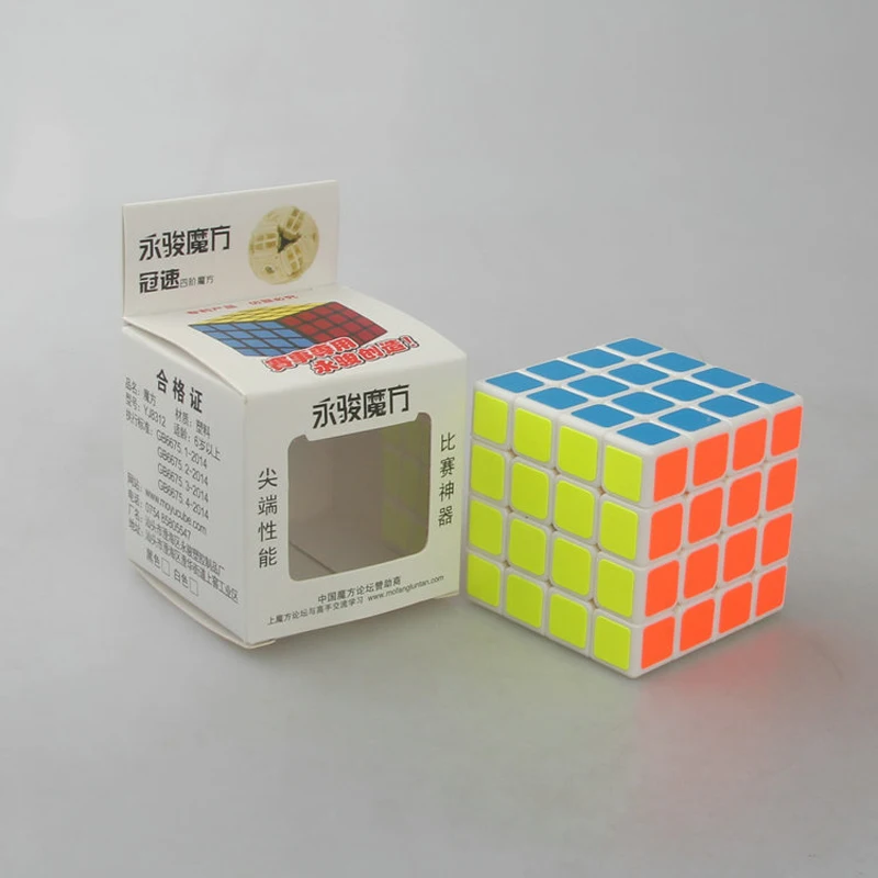 YongJun GUANSU Cubo Magico 4x4x4 магический куб классический Neo speed Профессиональный Кубик Рубика головоломка игрушки для детей развивающий подарок