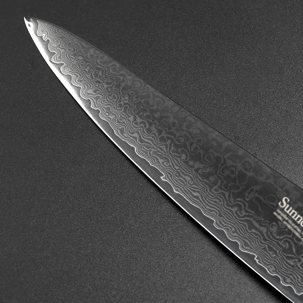 Sunnecko 2 шт. Кухня Ножи Нож для шеф повара из Японии VG10 Сталь Core G10 ручка бритвы