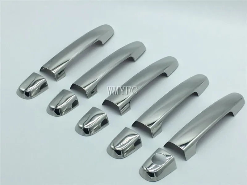 For Toyota RAV4 5 Door 2006 2007 2008 2009 2010 2011 2012 Chrome door handle+ Cup Bowl covers with Smart Buttons