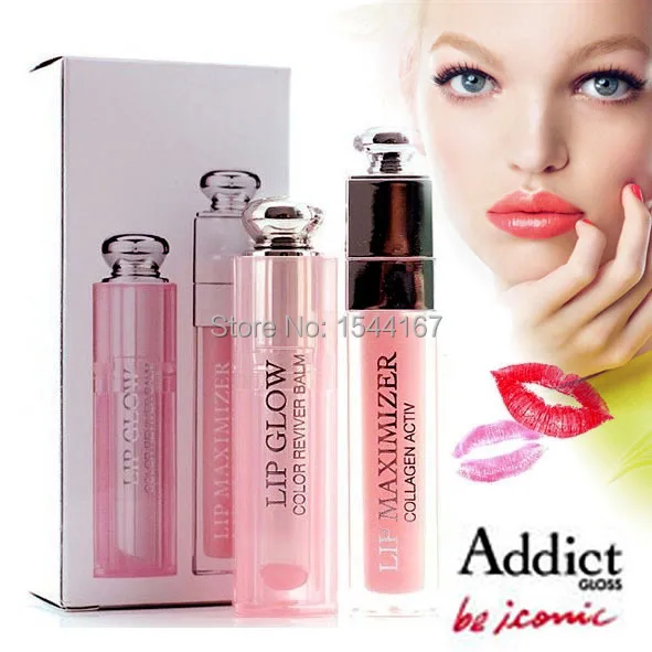 Hot 2pcs Lot Cd Addict Professional Makeup Lip Experts