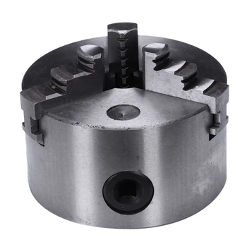 

K11-100 3 Jaws Manual Lathe Chuck 100Mm 4Inch Self-Centering Chuck Three Jaws Hardened Steel For Drilling Milling Machine