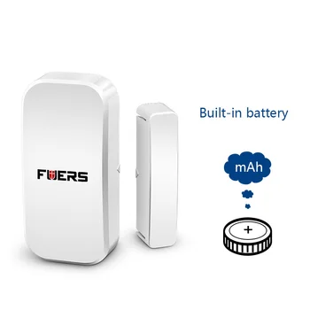 

FUERS Wireless Door Sensor Detector Door Magnetic Contact Contact 433mhz for Home Security Alarm System