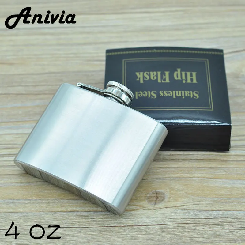 Buy 4 oz Stainless Steel Pocket Hip Flask Holder Drink