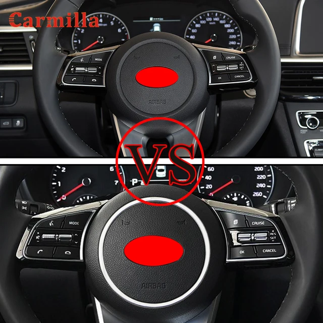 Embellecedor decorativo circular para volante de coche, adhesivo para marco, accesorios de coche para KIA Sportage 4 QL 2016-2019, accesorios Embellecedor decorativo circular para volante de coche, adhesivo para marco, accesorios de coche para KIA Sportage 4 QL 2016-2019, accesorios