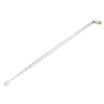 

IG-22 cm DAB radio, 100 centimeters of television 6 part telescopic antenna aerial silver