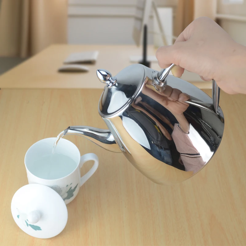 Чайный горшок из нержавеющей стали Sanqia с Индукционным ситечком|teapot with strainer|teapot
