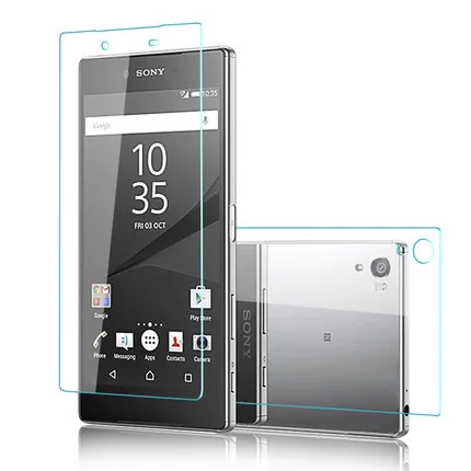 

2PCS Front+Back Tempered Glass Screen Protector For Sony Xperia Z3 Mini Compact L39H M4 Aqua M5 Z4 Z5Z Z2 Protective Film Glass