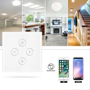 

EU US Standard WiFi Smart Switch Wireless Remote Control Module Smart Home Automation Ceiling Fan Lights Switches Homekit