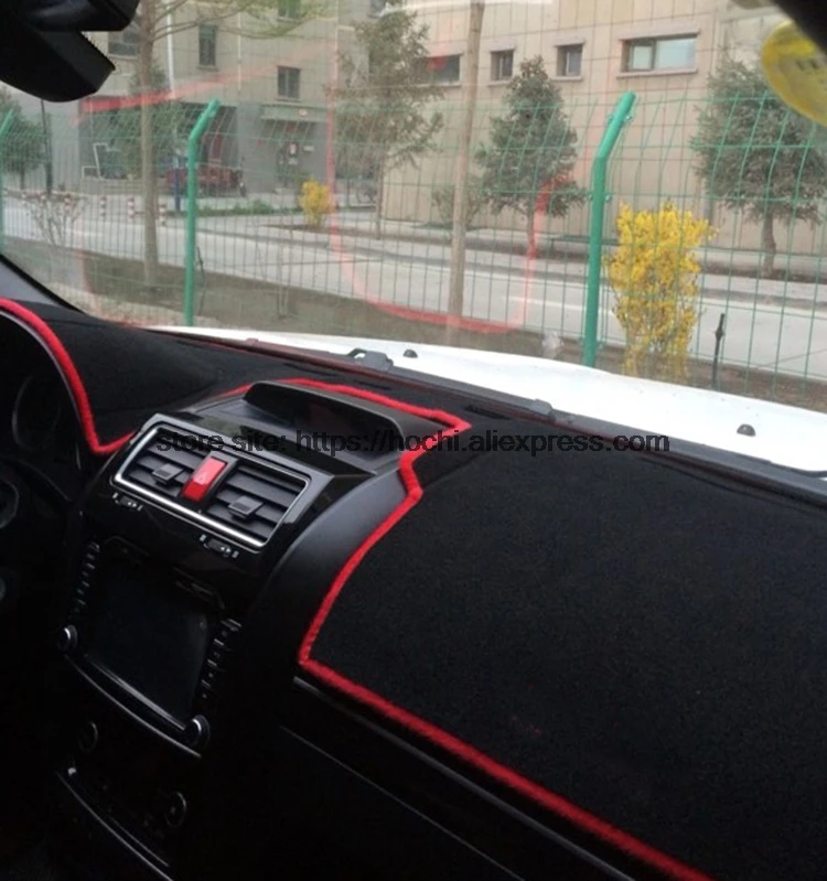 Skup Dla Great wall haval H3 H5 podwójna warstwa żel krzemionkowy samochodów Dashboard Pad instrumentu platforma biurko unikaj światła maty pokrywa naklejki