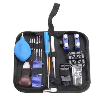 

124Pcs Watch Repair Tool Watchmaker Kit For Changing Watchband Opening Watchcase Tools Set