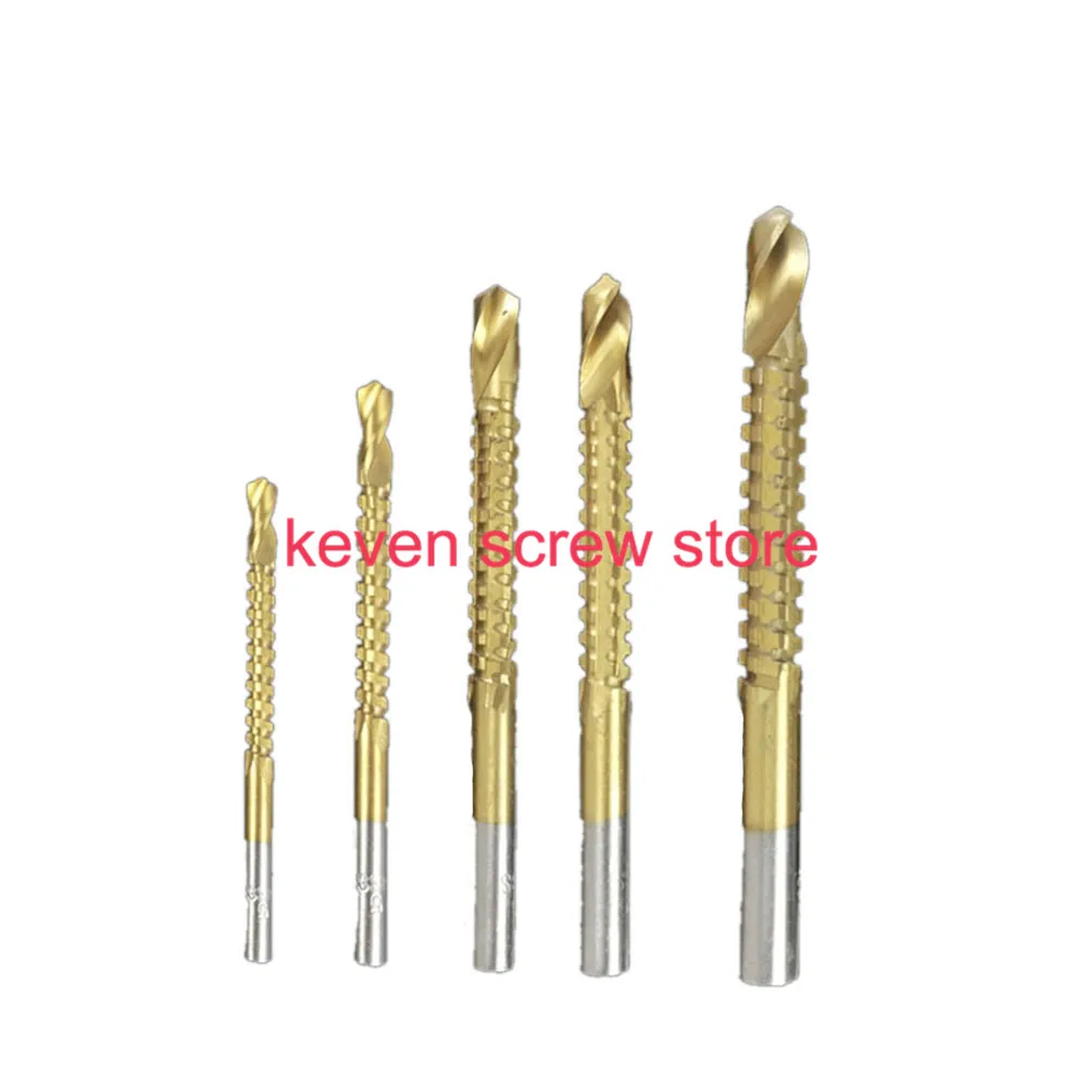 

1pcs 3mm-8mm Drill Power Tools Speed Out Metal Titanium Coated HSS Twist Drill Bits Set Saw Metal Drilling