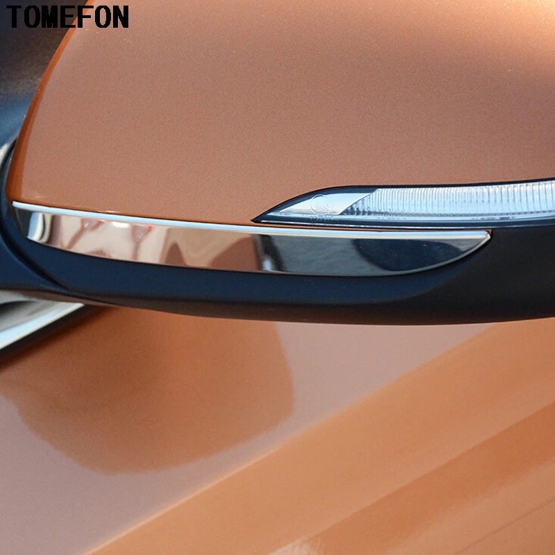 Крышка бокового зеркала заднего вида TOMEFON для Hyundai Solaris 2 из нержавеющей стали