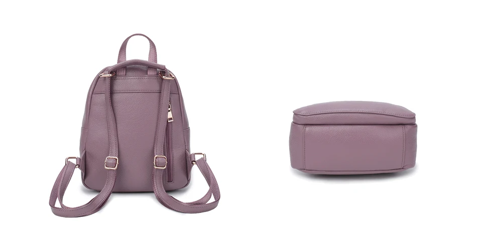 women backpack genuine leather