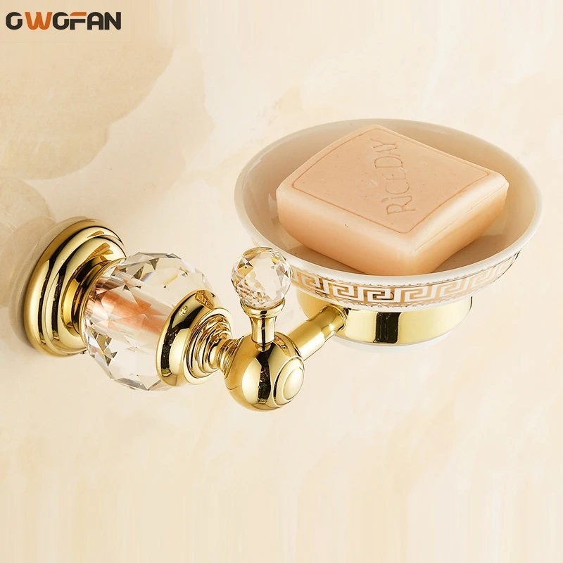 EURO Bathroom Wall Chrome Brass Bath Shower Soap Holder Dish Wire Basket NEW