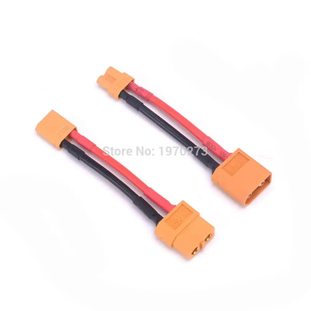 Штекер XT60 Мама/папа к штекеру XT30 папа/мама переходник кабели 16AWG для зарядки
