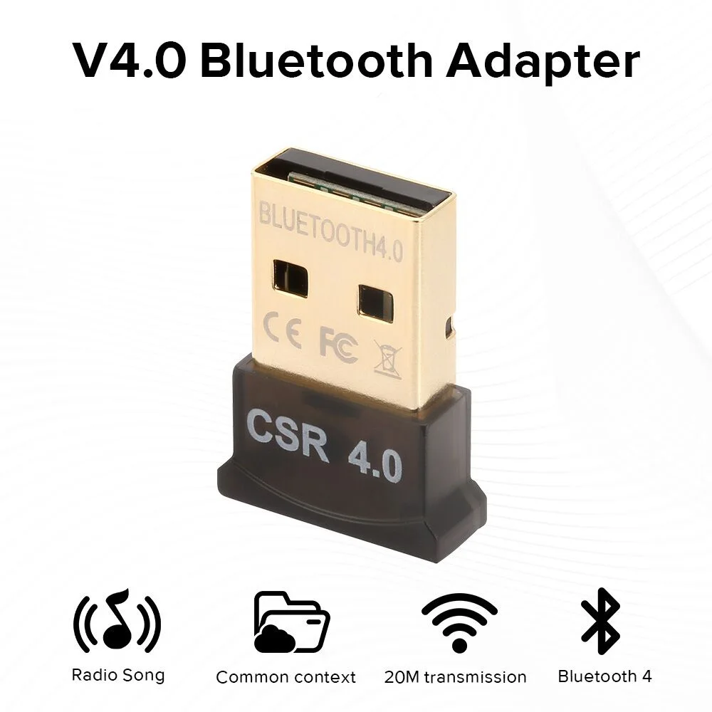 Беспроводной usb-адаптер Bluetooth V4.0 CSR 4,0 ключ Музыкальный звуковой приемник Adaptador Bluetooth передатчик для ПК ноутбука