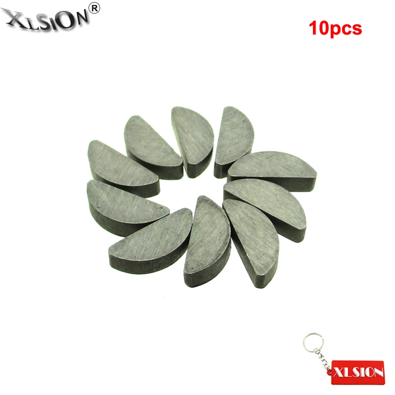 XLSION Aftermarket 10 шт. Woodruff ключ для 49cc 50cc 4-тактный двигатель GY6 китайские дорожные