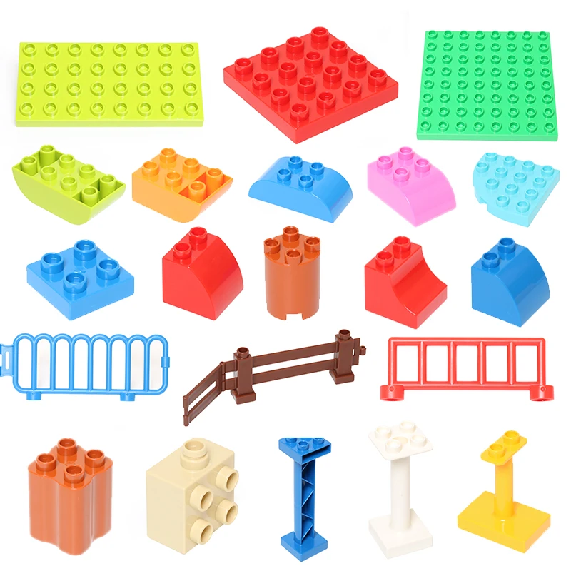 

Duploe Building Block Toy Parts Compatible Legoed Duplo City Classic Accessorie Piece Blocks Brick Educational Toys For Children