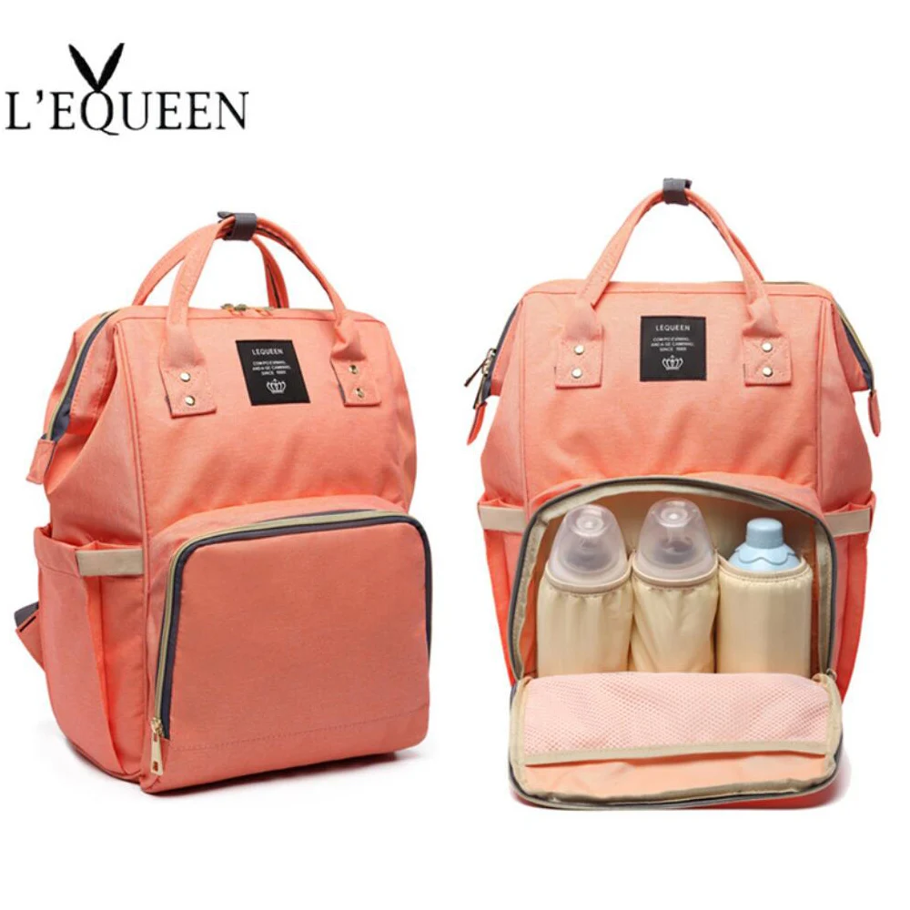 

Lequeen Multifunctional Large Capacity Backpack Mummy Maternity Nappy Bag Baby Dry Wet Bags Travel Backpack Nursing Diaper Bag