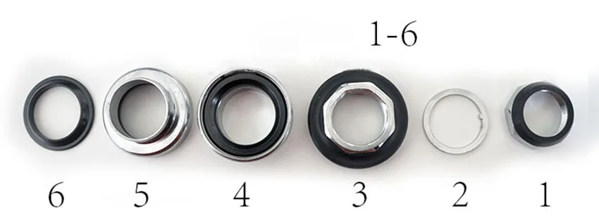 fixed bike Retro Headsets inner diameter 25.4 mm 30 mm for fixed gear road bike bearing vintage Headsets aluminium alloy part