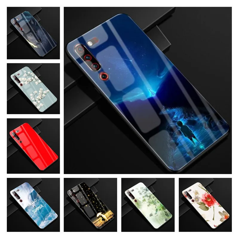 

For Lenovo Z5S Case L78071 Tempered Glass Back Cover Hard Phone Case For Lenovo Z6 Pro Case L78051 Z6Pro Z 6 Pro Soft Bumper