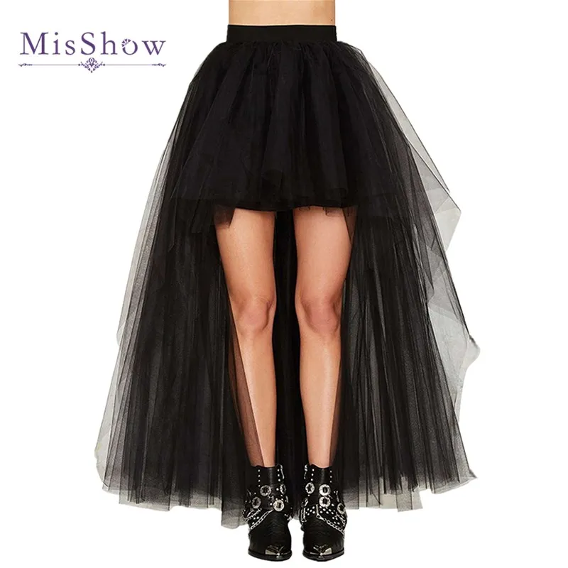 Высококачественная юбка из тюля, сексуальная юбка на высоких и низких каблуках для невесты, черная, белая, красная нижняя юбка, свадебные аксессуары