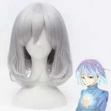 Howl s Moving Castle Sophie Hatter Short Silvery White Bob Heat Resistant Synthetic Hair Cosplay Costume
