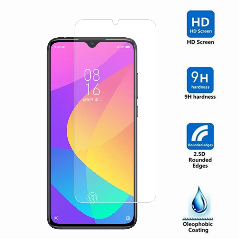 Glass For Xiaomi Mi CC9 Tempered Film Protective Full Glue Phone Screen Protector for Meitu Edition | Мобильные телефоны и
