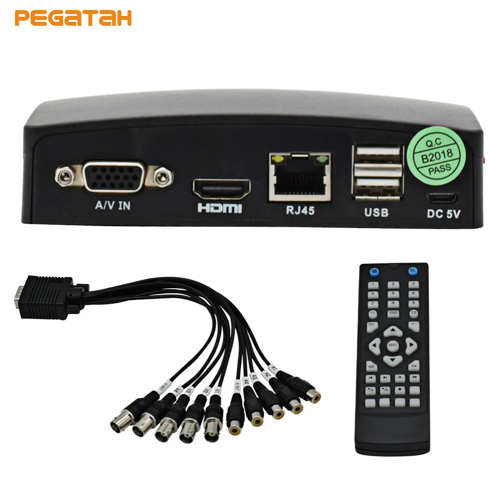 4ch MINI DVR с аудио в видео 1080H реальном времени CCTV Гибридный AHD/CVI/TVI/аналоговый 1 |