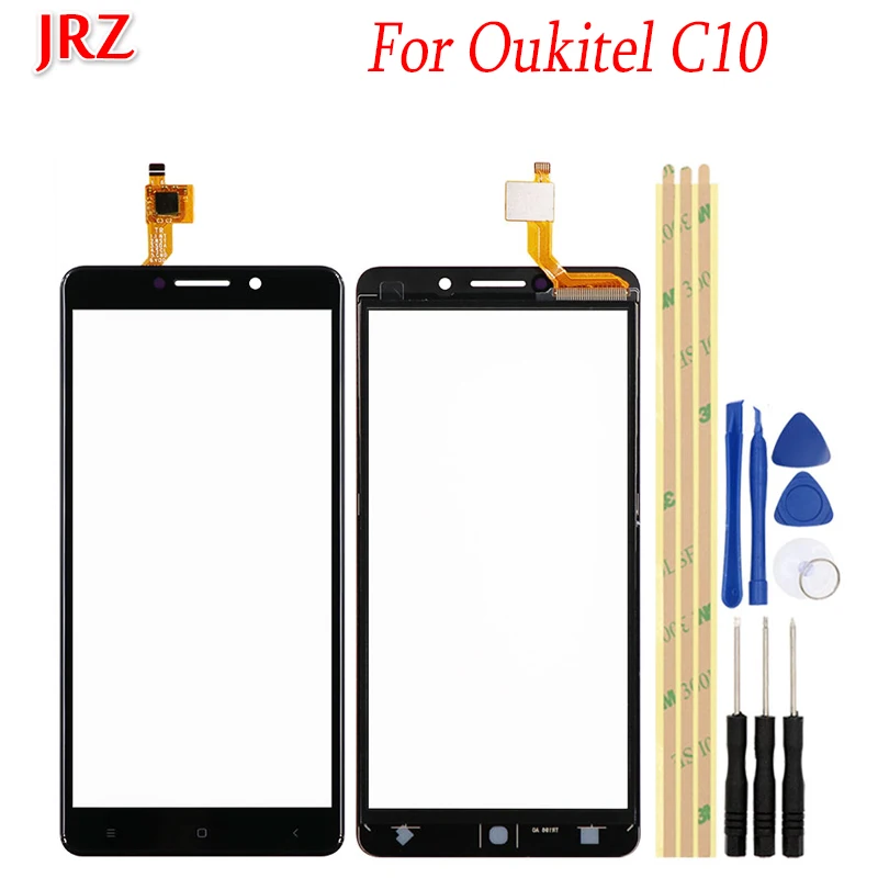 

5.5 inch For Oukitel C10 Touch Panel Sensor Digitizer Replacement Touchscreen Phone Touch Screen Front Glass Lens with Tools