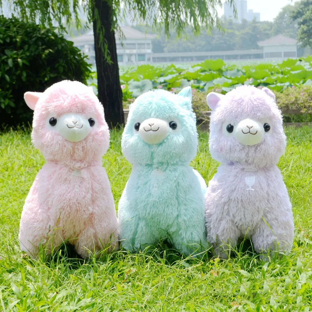Kawaii Alpaca Stuffed Plush Hewan Mainan Anak Lembut Boneka Mainan