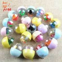 48*56MM Transparent Connexion Surprise Twisted Egg Ball Funny Egg Twisted Egg Game Machine Clap Le Dedicated Twisted Egg Toys