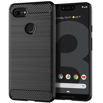 

Wholesale Carbon Fiber Texture Slim Armor Brushed TPU CASE COVER FOR Google Pixel 3 XL lite Pixel 2 XL 100PCS