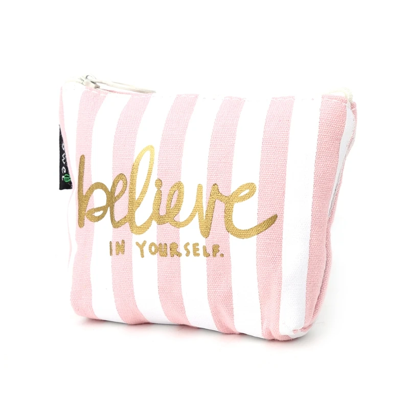 

New 2018 Cute Women Girls Change Coin Purse Mini Canvas Zipper Wallet Key Holder Pouch