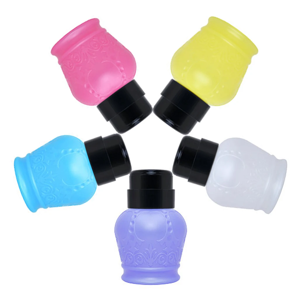 Big Size 300/350ml Nail Polish Bottles Refillable Dispenser Pump