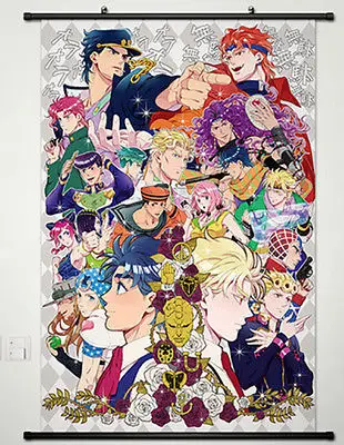 

Home Decor Wall poster Scroll Jojo JoJo's Bizarre Adventure Jotaro Japan New 051