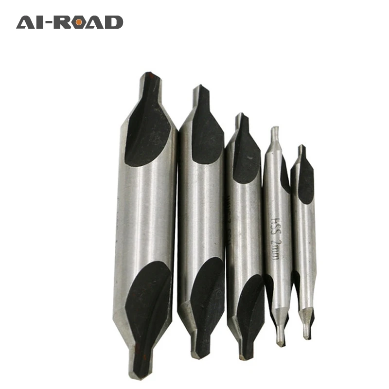 

5pcs/set HSS Combined Center Drills Bits 60 Degree Countersink Drill Set Mayitr 1.5mm 2.0mm 2.5mm 3mm 4mm For Power Tools