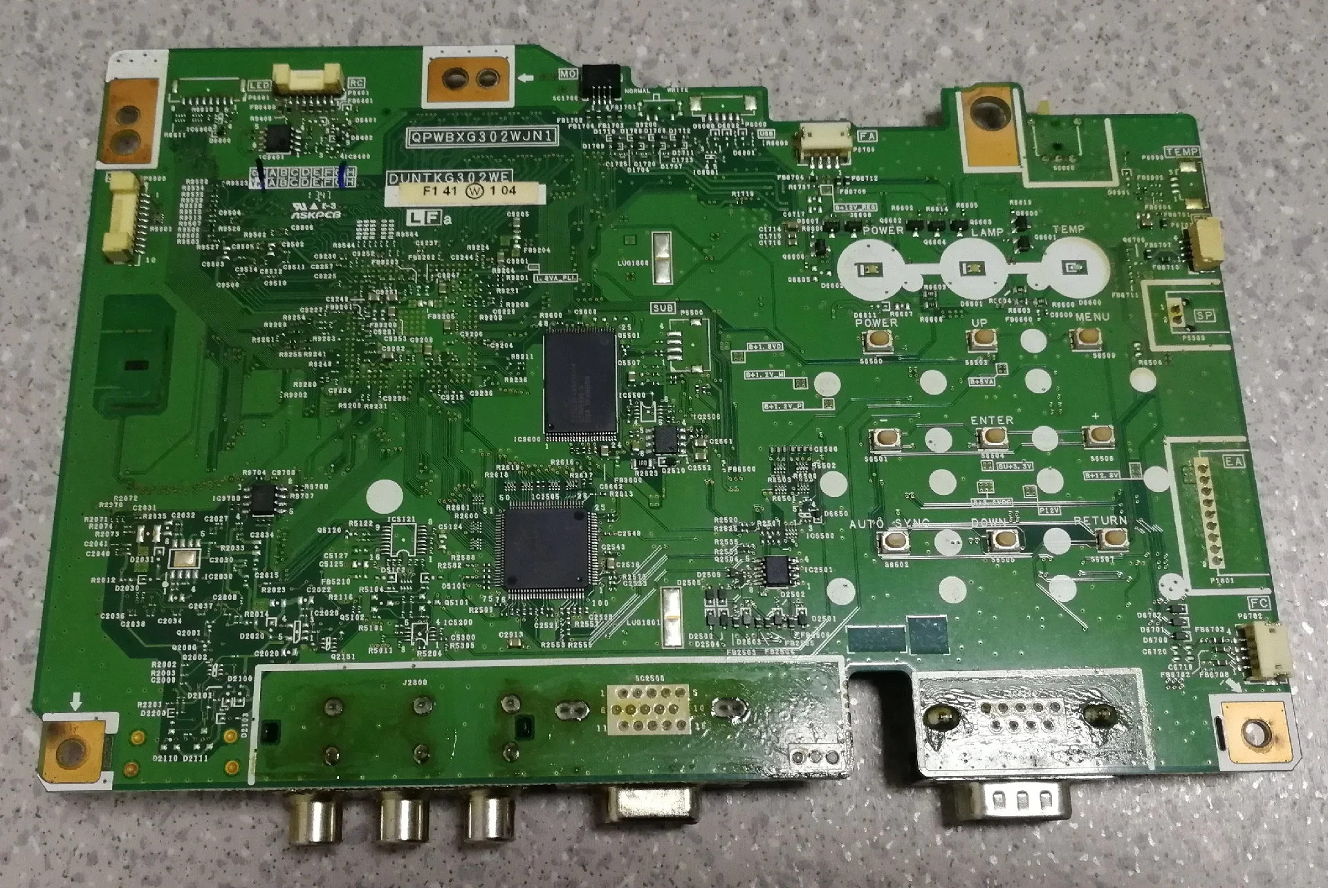

Projector Main Mother Board Control Panel fit for SHARP FS500A / FS510A
