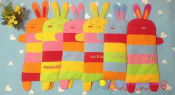 

Large size-Free shipping cartoon Rabbit pillow case,baby buckwheat cushion,stuffed animals pillow cover kids neck support gifts