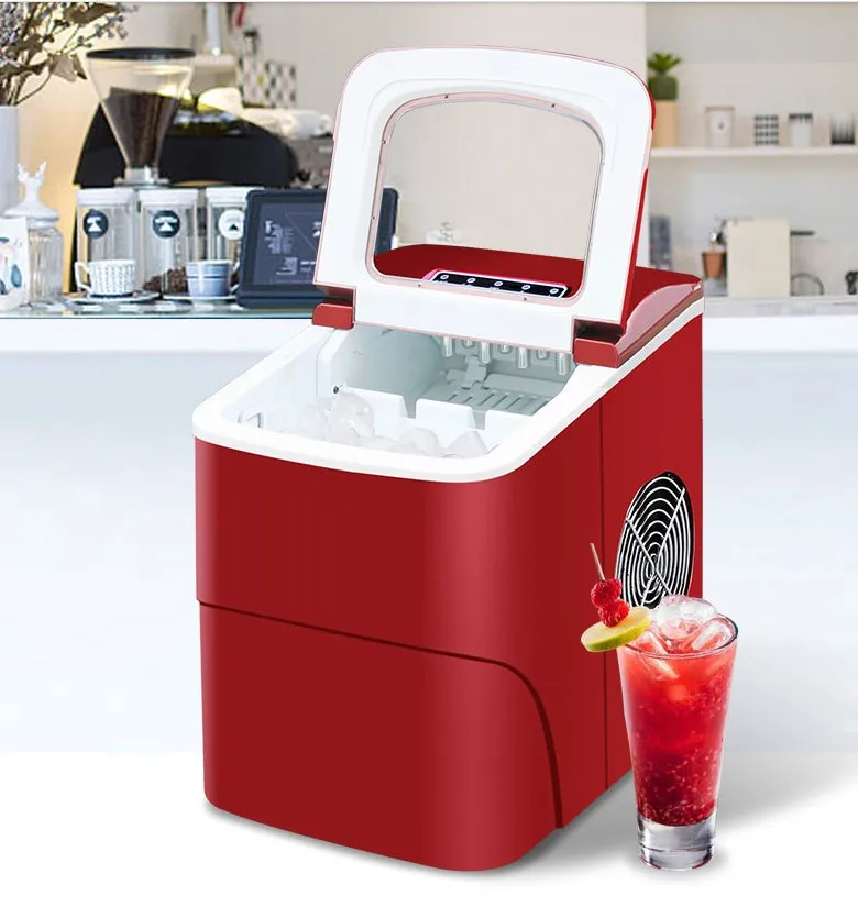 15KG Commercial/Household Ice Maker Milk Tea Shop/Cafe/Cold Drink Shop Ice Cube Machine Stainless Steel Ice Machine 15KG Commercial/Household Ice Maker Milk Tea Shop/Cafe/Cold Drink Shop Ice Cube Machine Stainless Steel Ice Machine