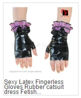 Сексуальные красные латексные длинные перчатки с бантом без пальцев резиновые Опера длина варежки Gummi Gauntlet ручная одежда XXXL плюс размер ST-014
