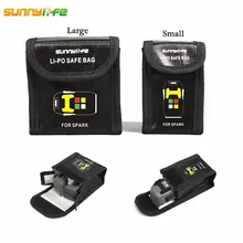 Sunnylife DJI SPARK Drone Case Lipo Battery Bag Safe Storage Bag Explosion-proof Cover Protective Box for DJI Spark Accessories