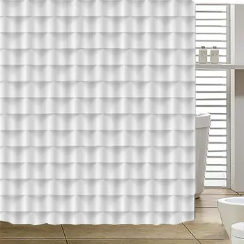 

Shower Curtains Bathroom Bath Creative Waterproof Polyester White Europe Eco Friendly Cartoon Pvc Modern Scenic Dropship Door