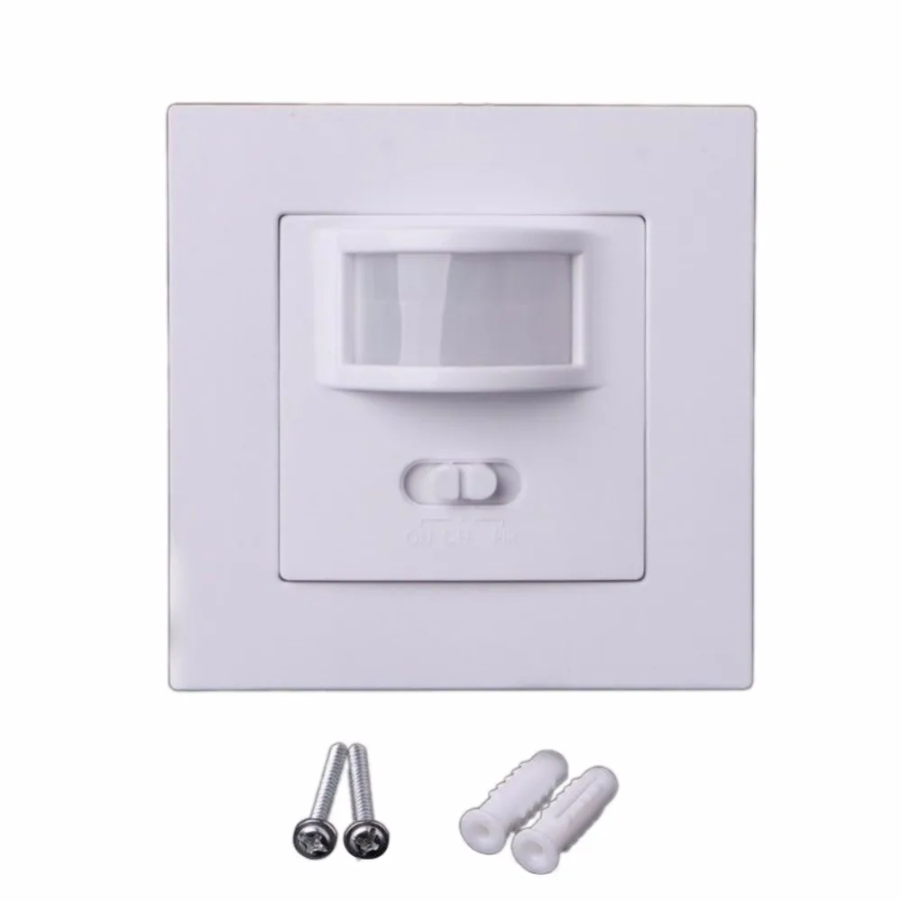 

Motion Sensor Light 110V-240V Switch Square High-power Intelligence Human Body Infrared Motion Sensor Switch